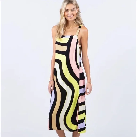 🔆RIP CURL🔆 GLIDER MIDI DRESS - Picture 3 of 10